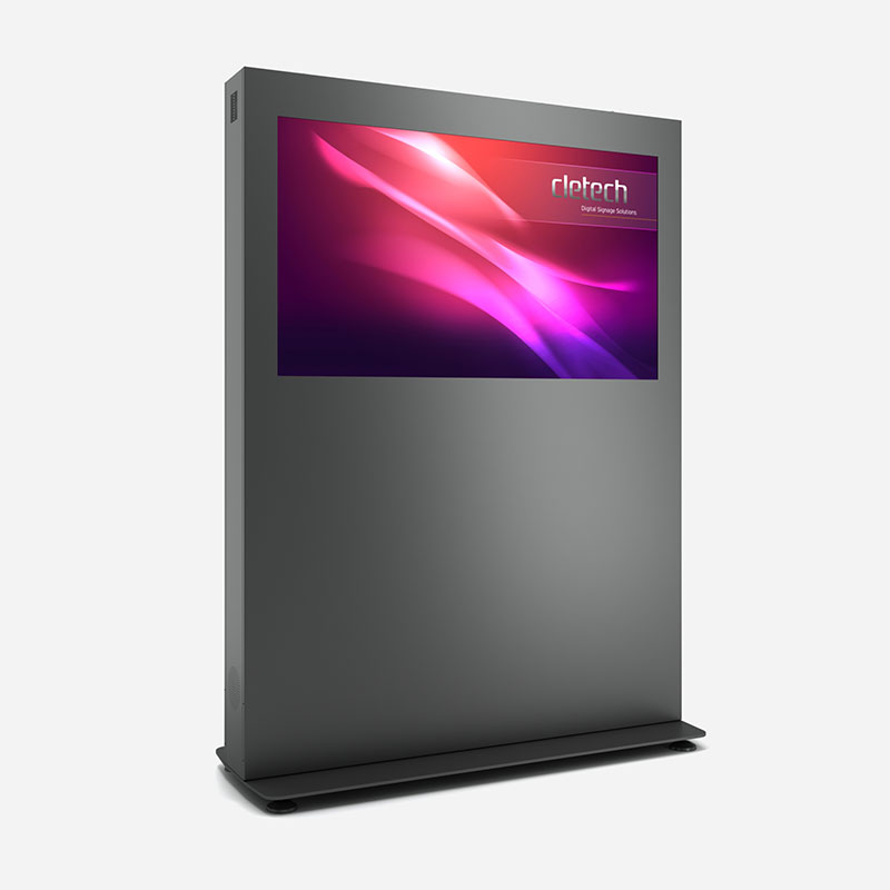 BX Double Sided Digital Signage Indoor Totem Enclosure