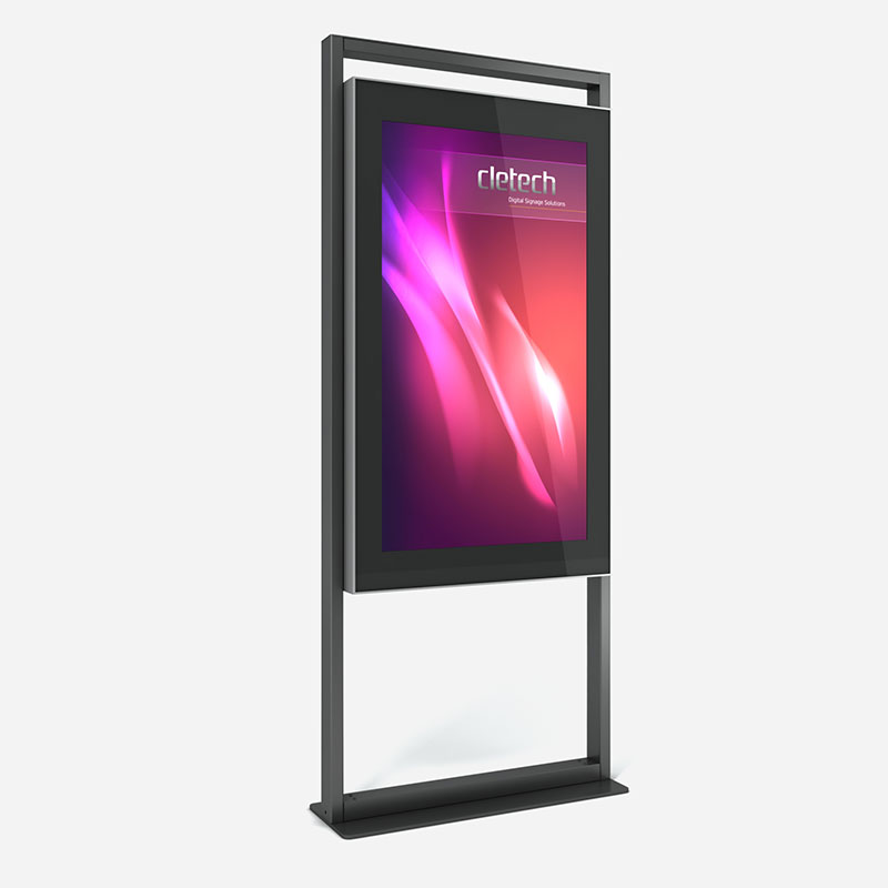 C05 Single Sided Digital Signage Indoor Totem Enclosure