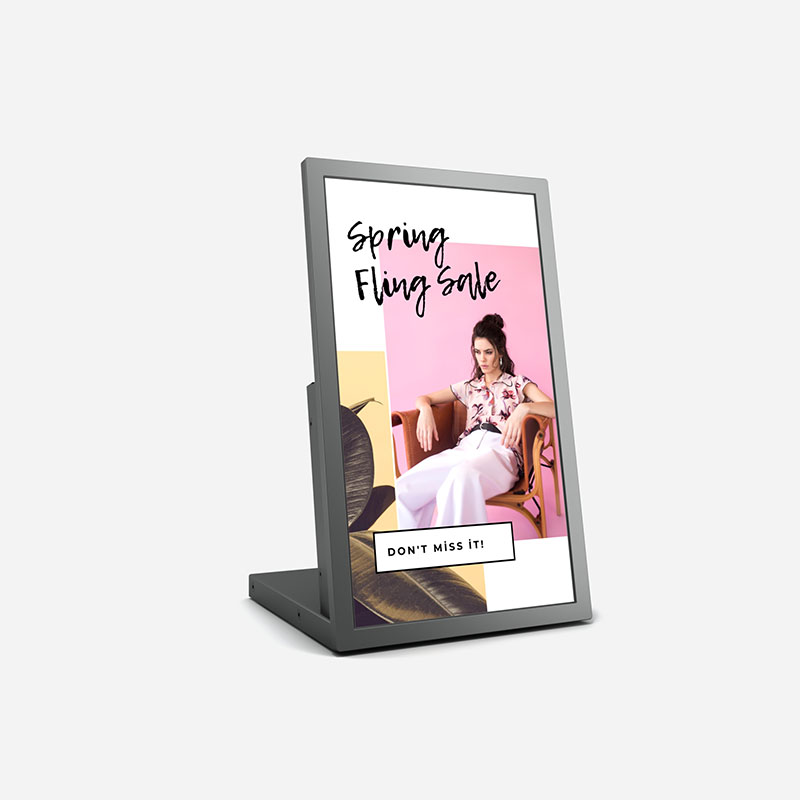 M2 Single Sided Digital Signage Indoor Monitor Stand for Samsung QB13
