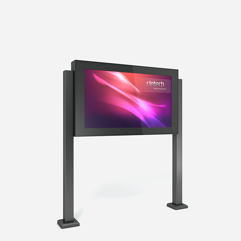 M5B Single Sided Digital Signage Outdoor Totem Enclosure