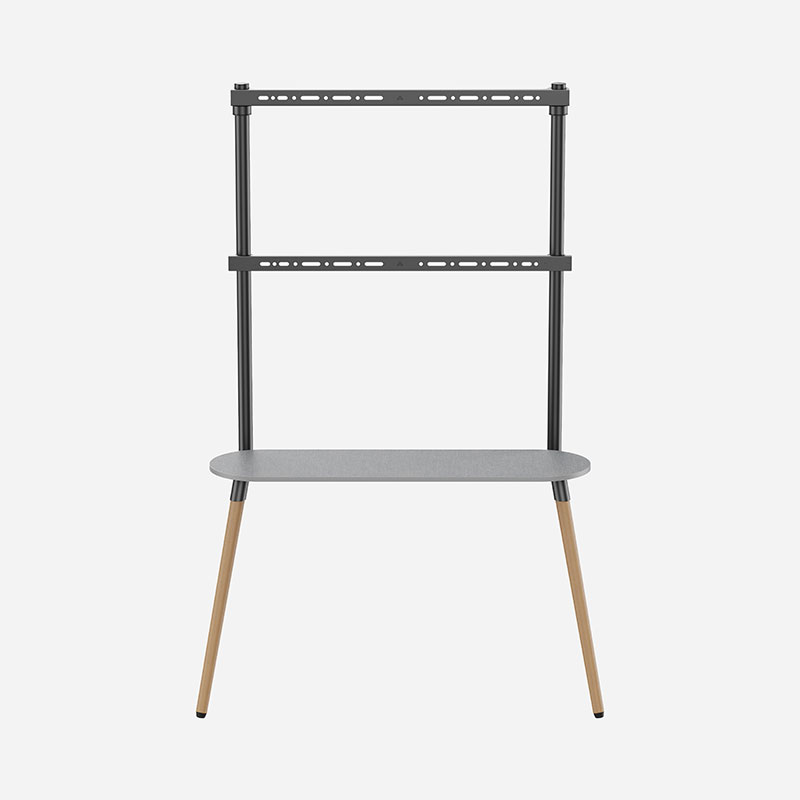 ST28 Easel Studio TV Floor Stand with Storage Shelf