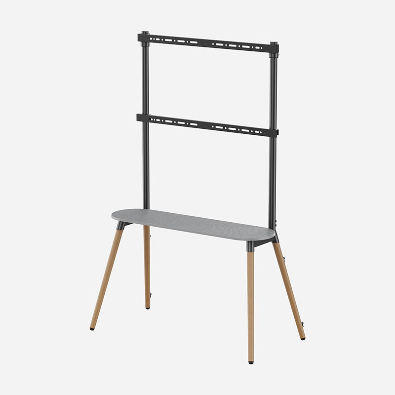 ST28 Easel Studio TV Floor Stand with Storage Shelf