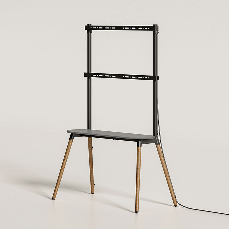 ST28 Easel Studio TV Floor Stand with Storage Shelf