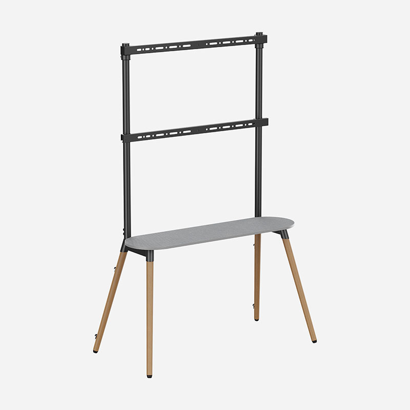 ST28 Easel Studio TV Floor Stand with Storage Shelf