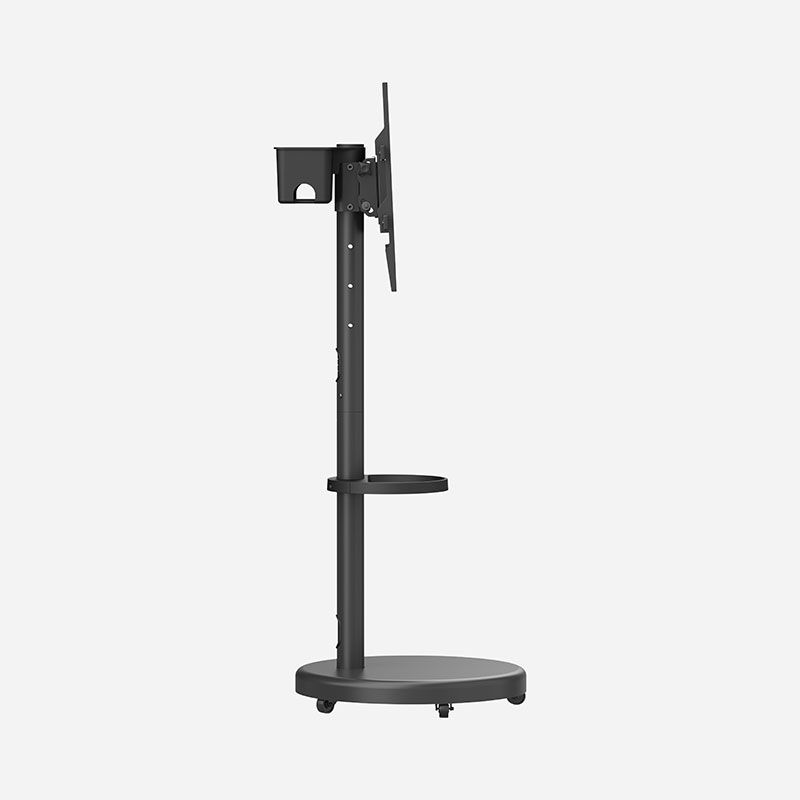ST38 Heavy-Duty Rolling TV Floor Stand with Storage Case & Shelf
