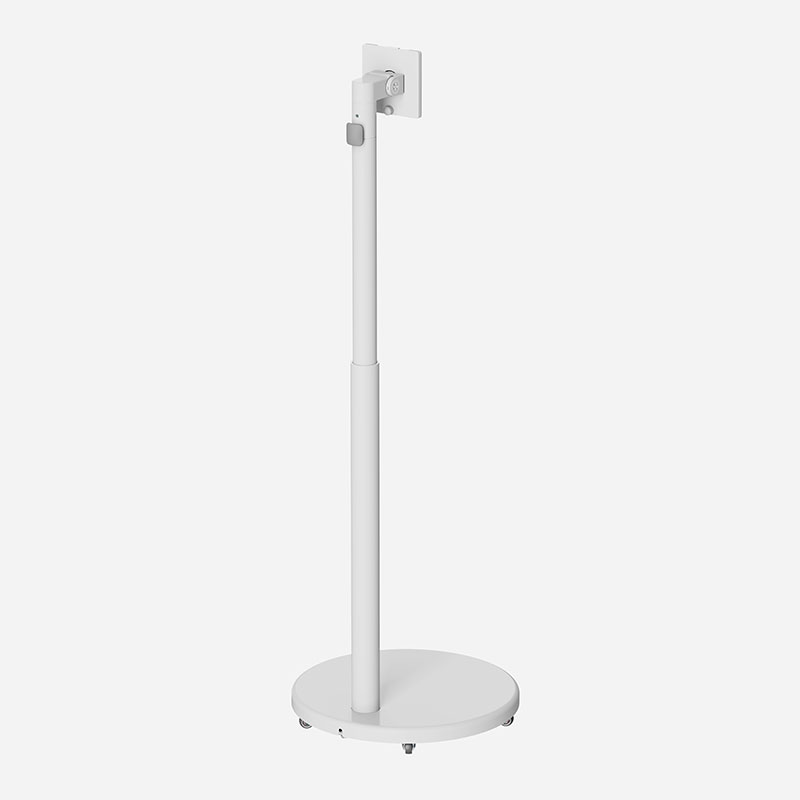 ST58 Height Adjustable Mobile Display Floor Stand with Shelf