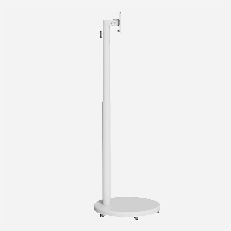 ST58 Height Adjustable Mobile Display Floor Stand with Shelf