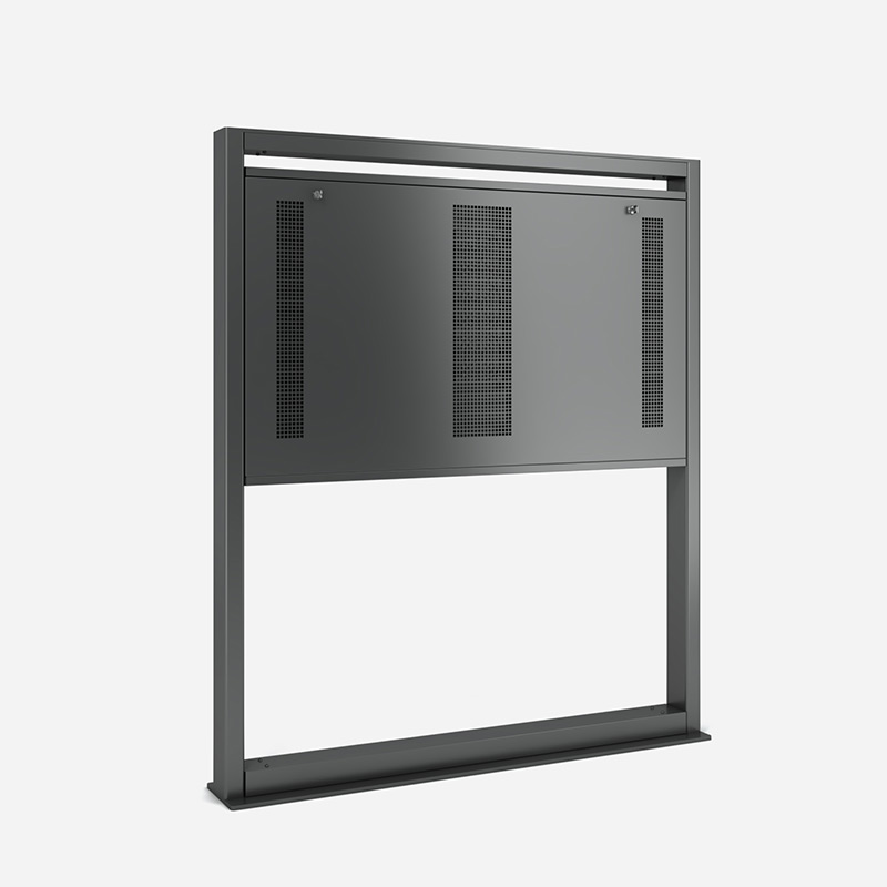 T1 Single Sided Digital Signage Outdoor Totem Enclosure
