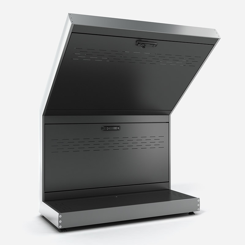 Z03 Single Sided Digital Signage Indoor Kiosk Enclosure